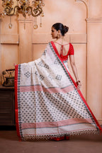 Exclusive Designer Khadi Cotton With Shartin Border