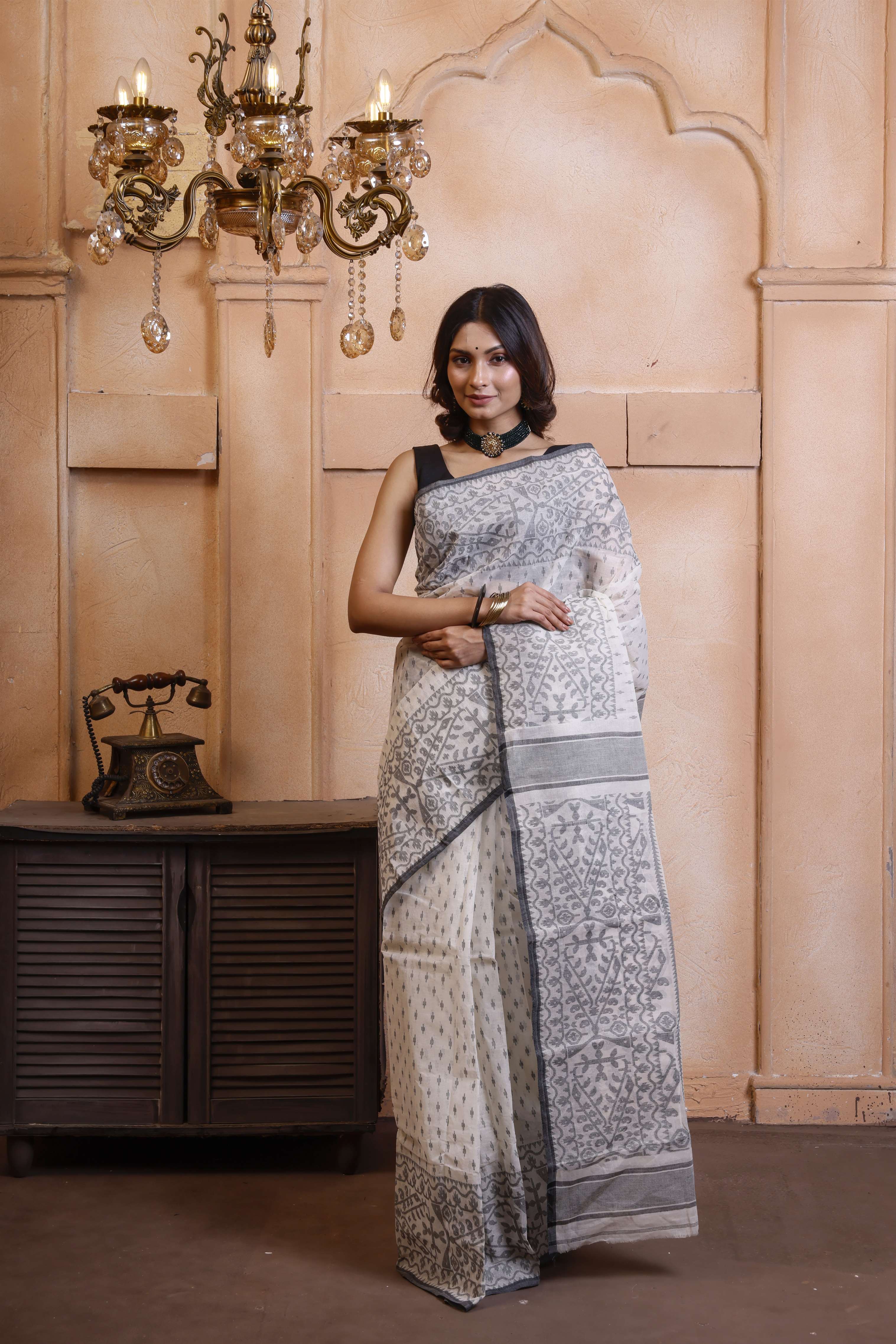 Exclusive Cotton Jamdani Main image