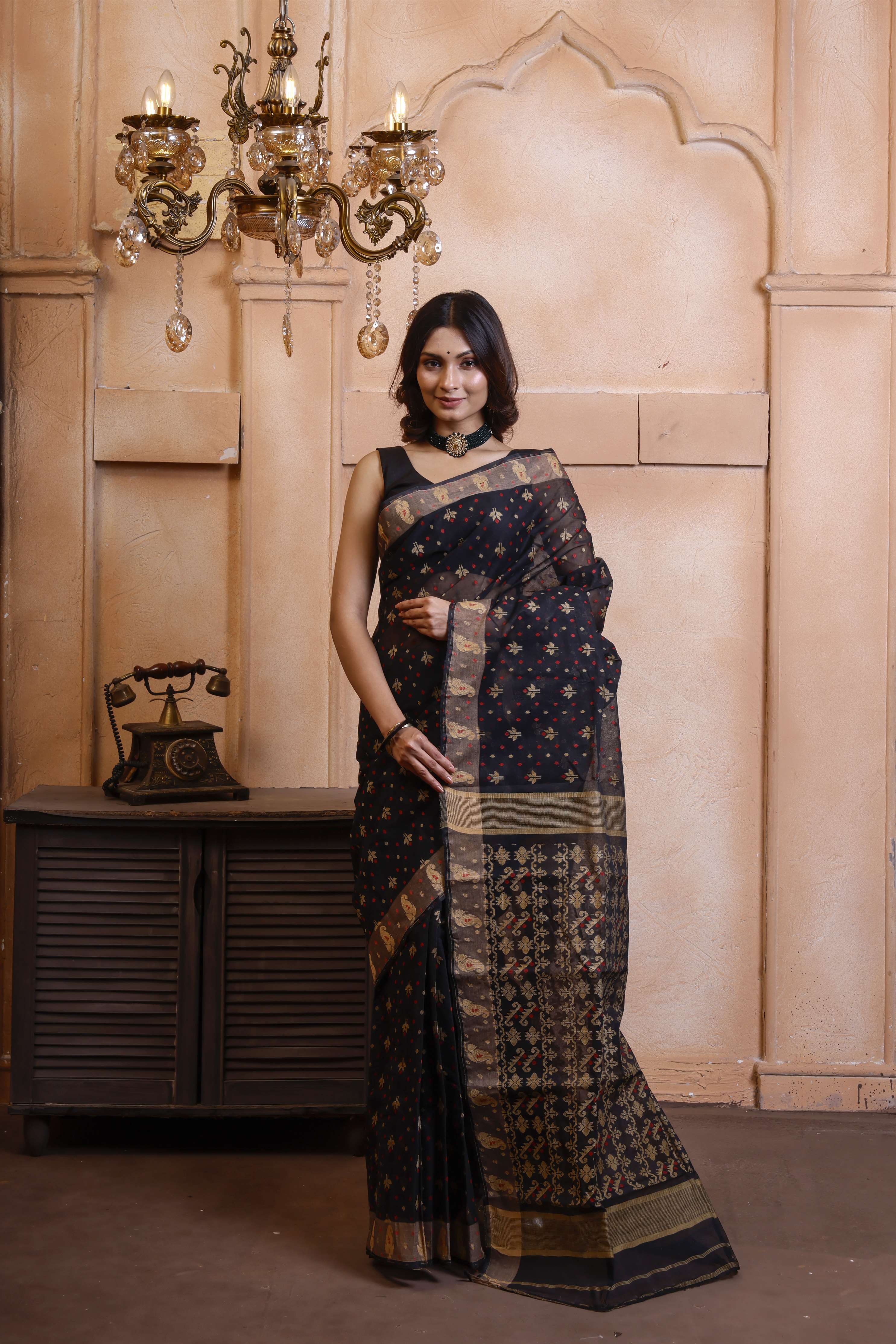 Exclusive Cotton All Over Cotton Jamdani