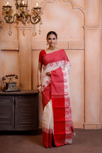 Traditional Tant Saree For Puja