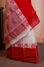 Traditional Tant Saree For Puja