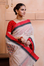 Designer Cotton Tant With Shertin Border