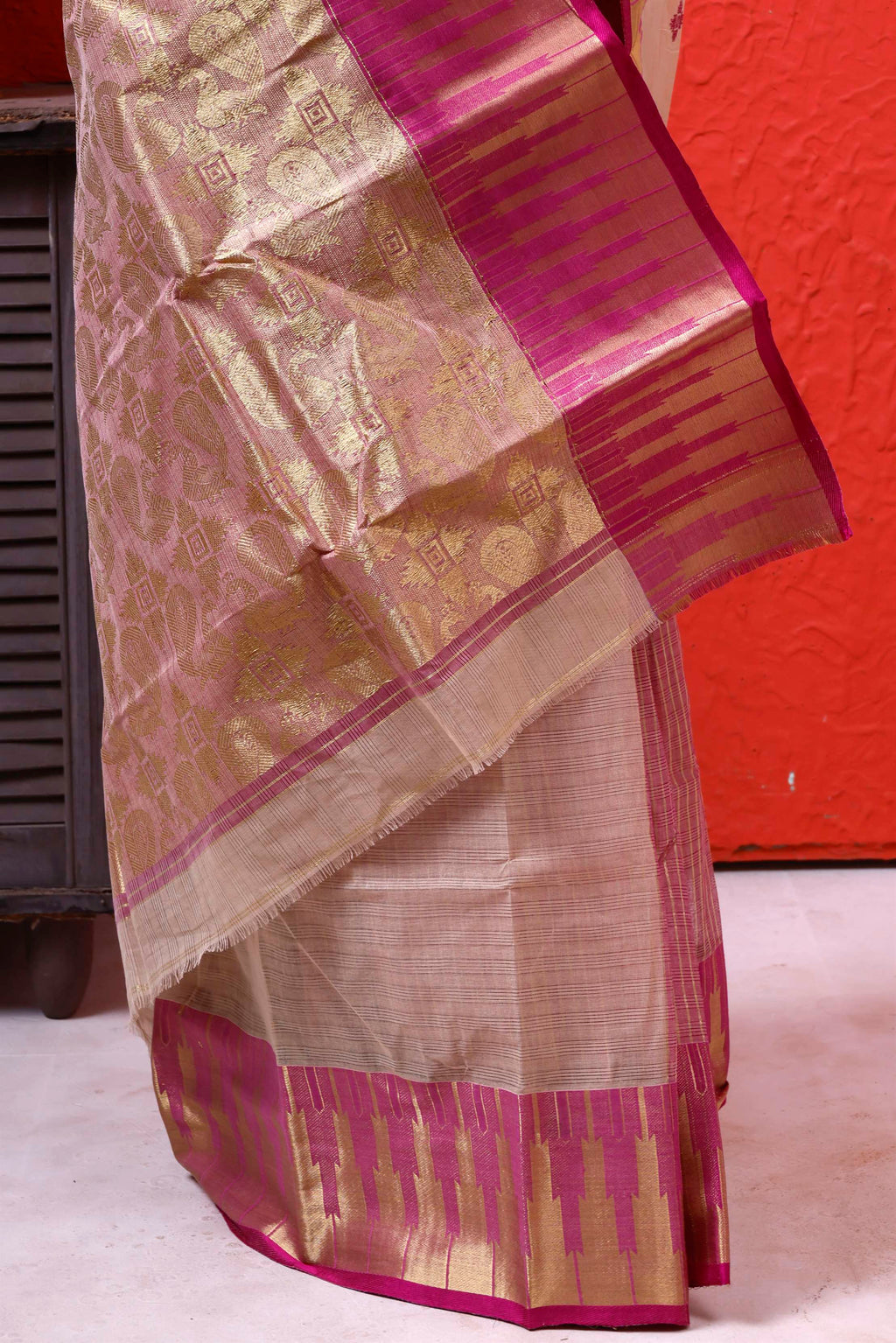 Designer Cotton Tant Benarasi With Patil Pallu