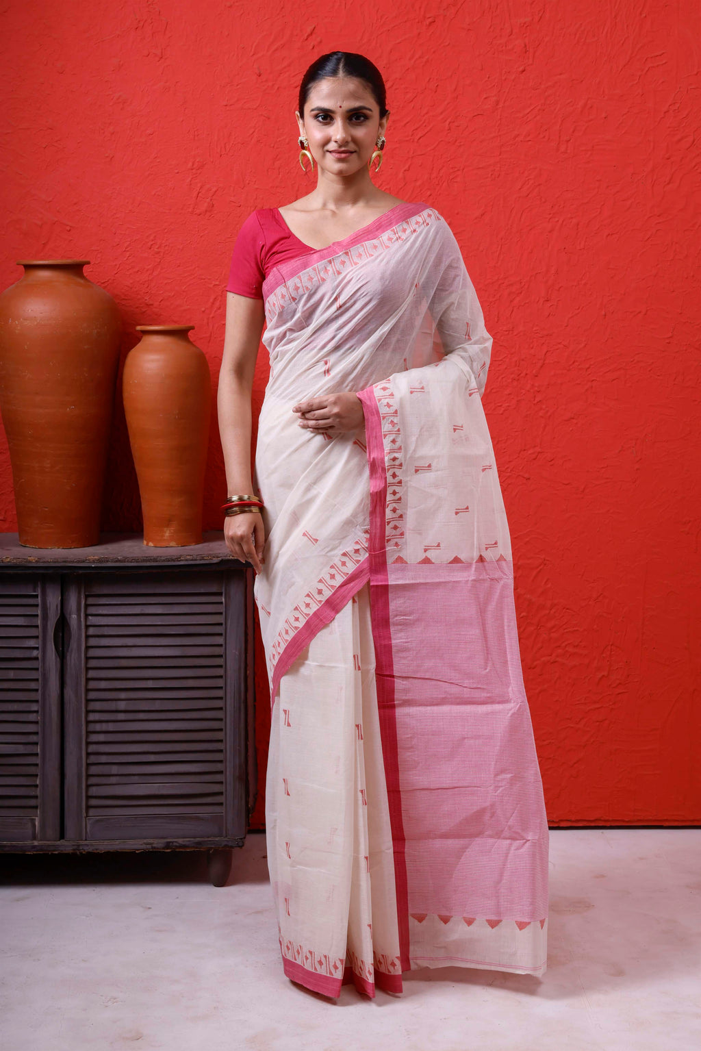 Cotton Hand Weaving Jamdani