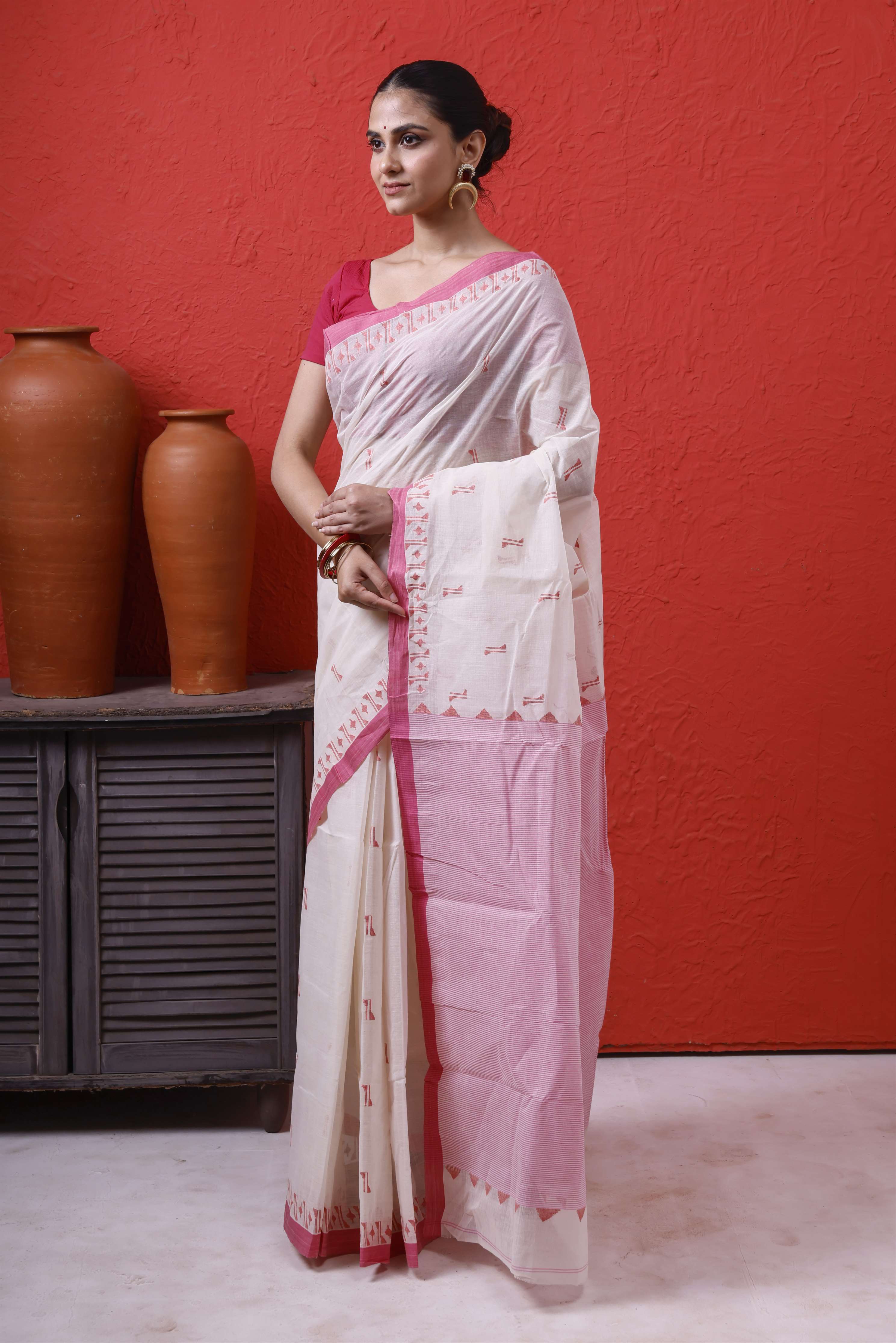 Cotton Hand Weaving Jamdani Secondary image