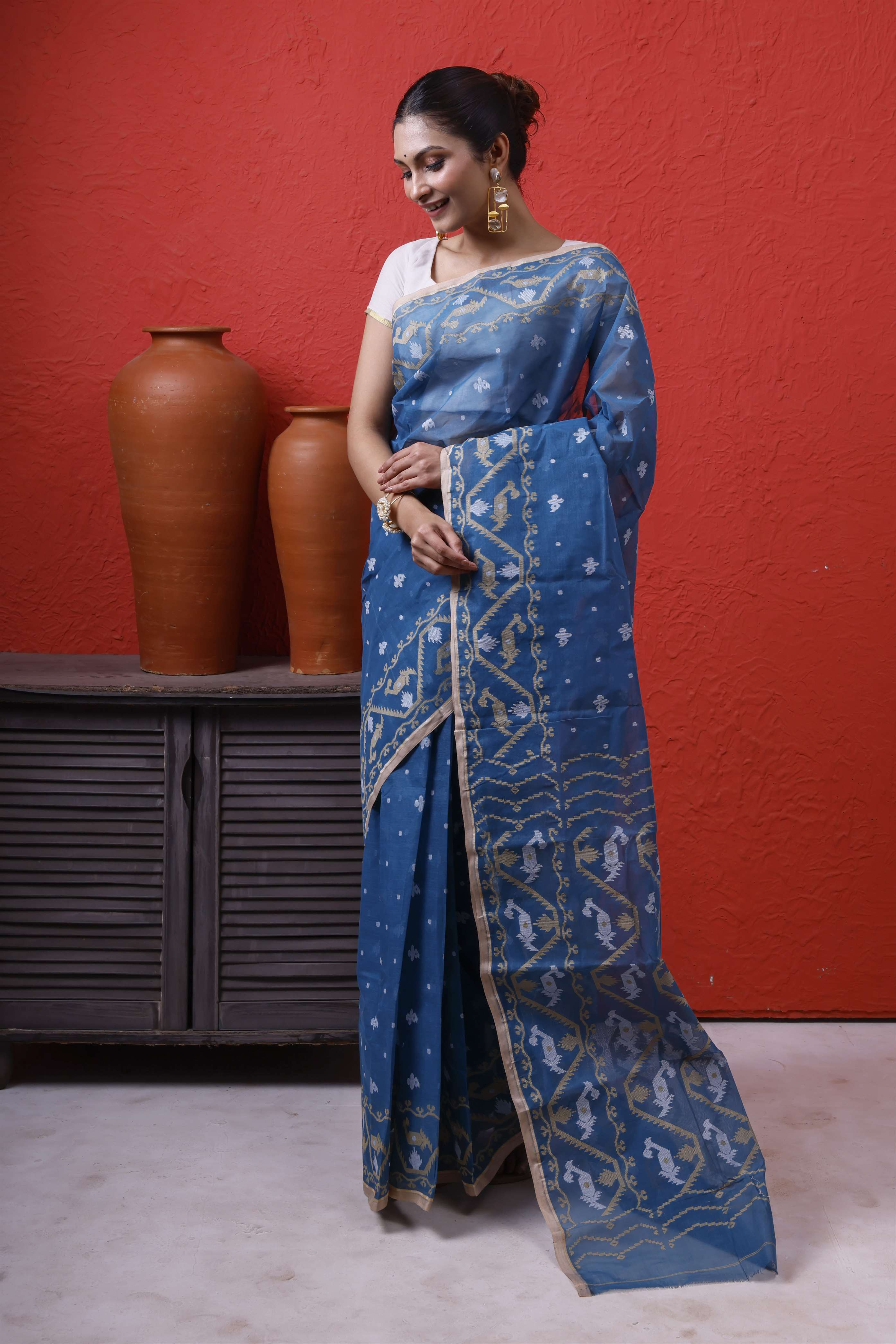 Cotton Jamdani Secondary image