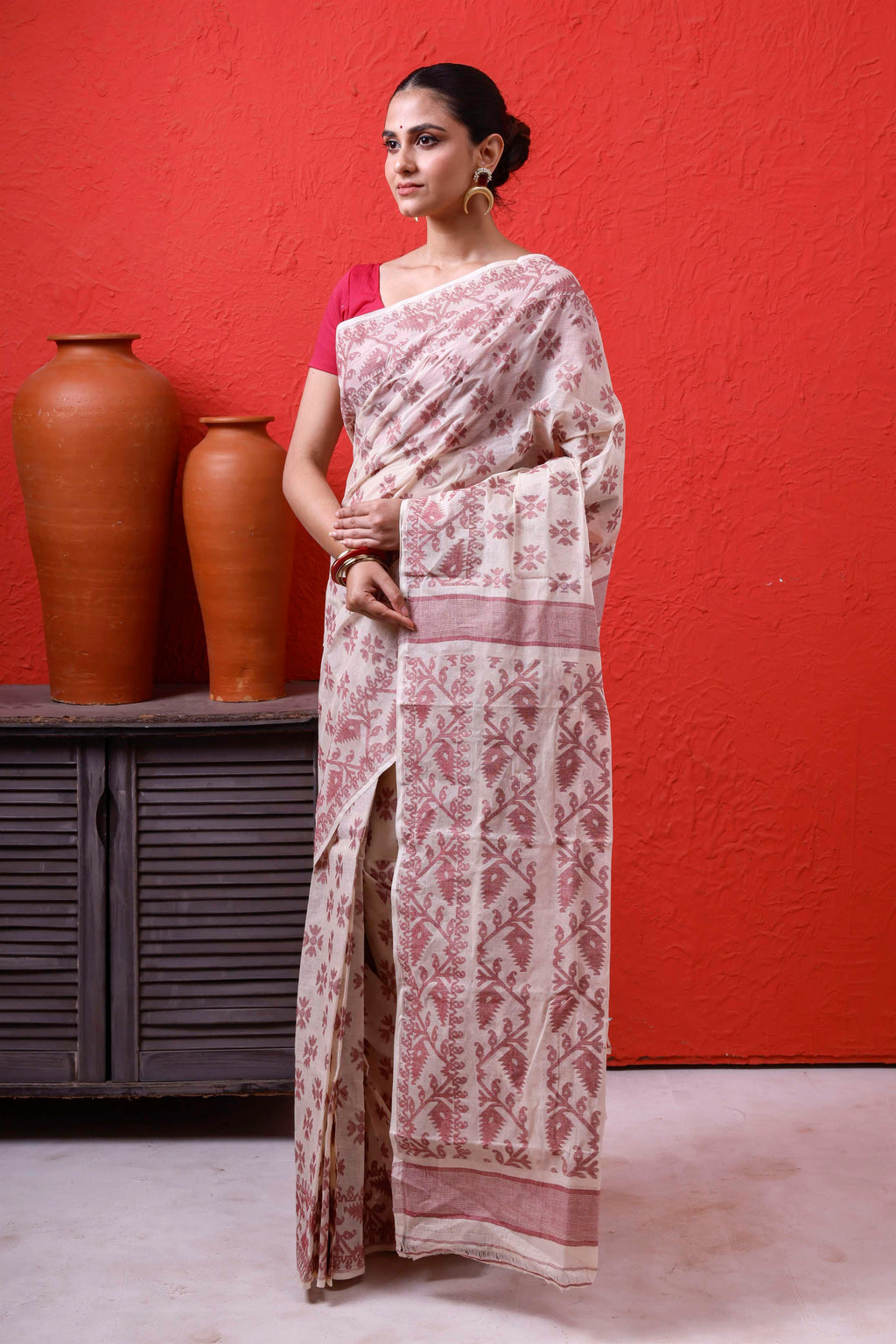 Cotton Jamdani Allover