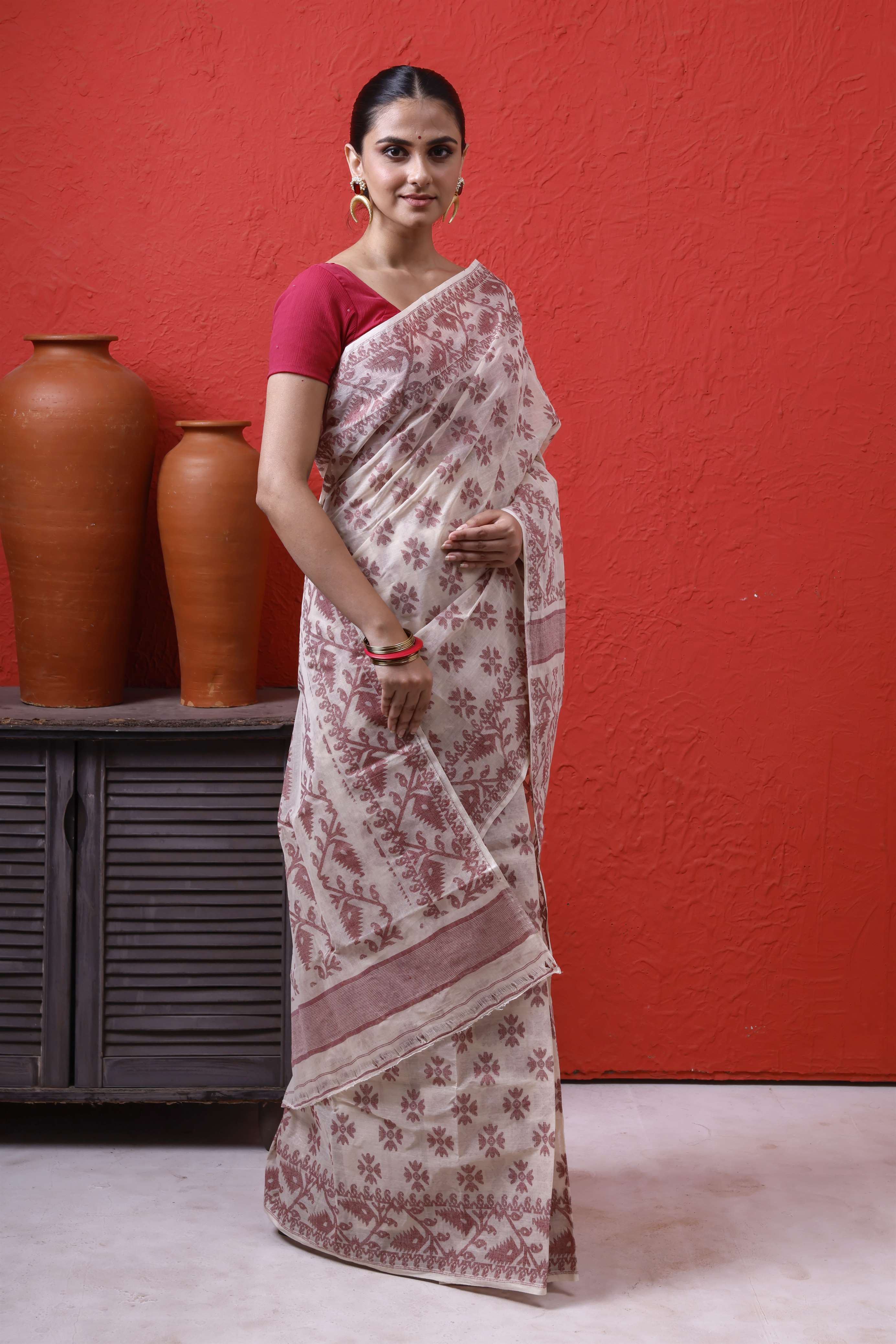 Cotton Jamdani Allover