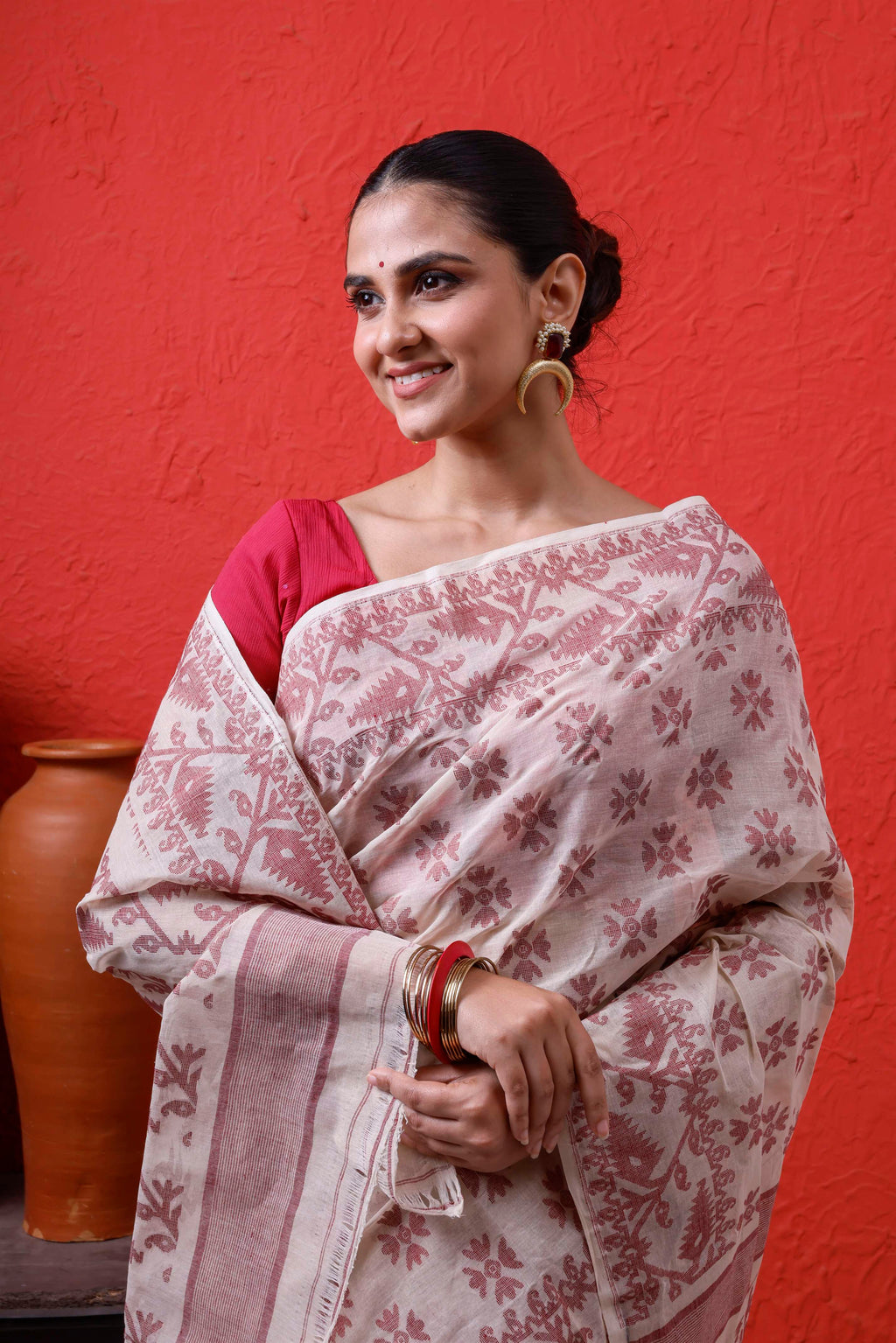 Cotton Jamdani Allover