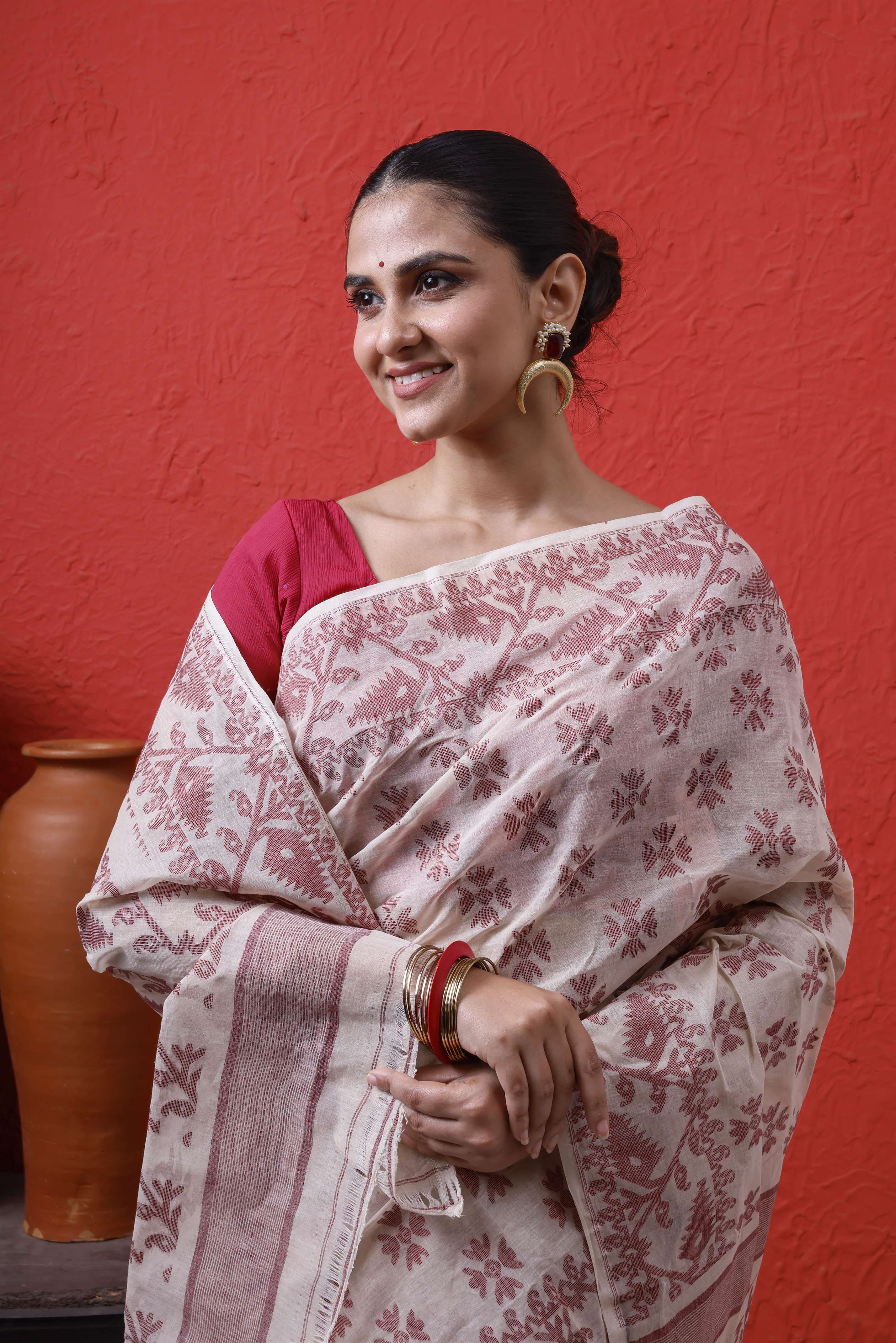 Cotton Jamdani Allover