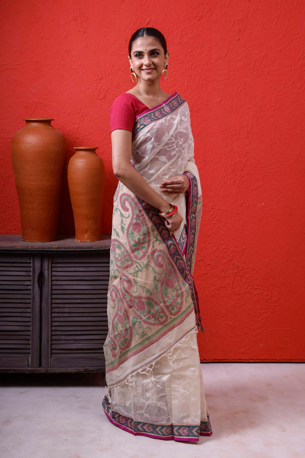 Designer  Cotton Tant Allover