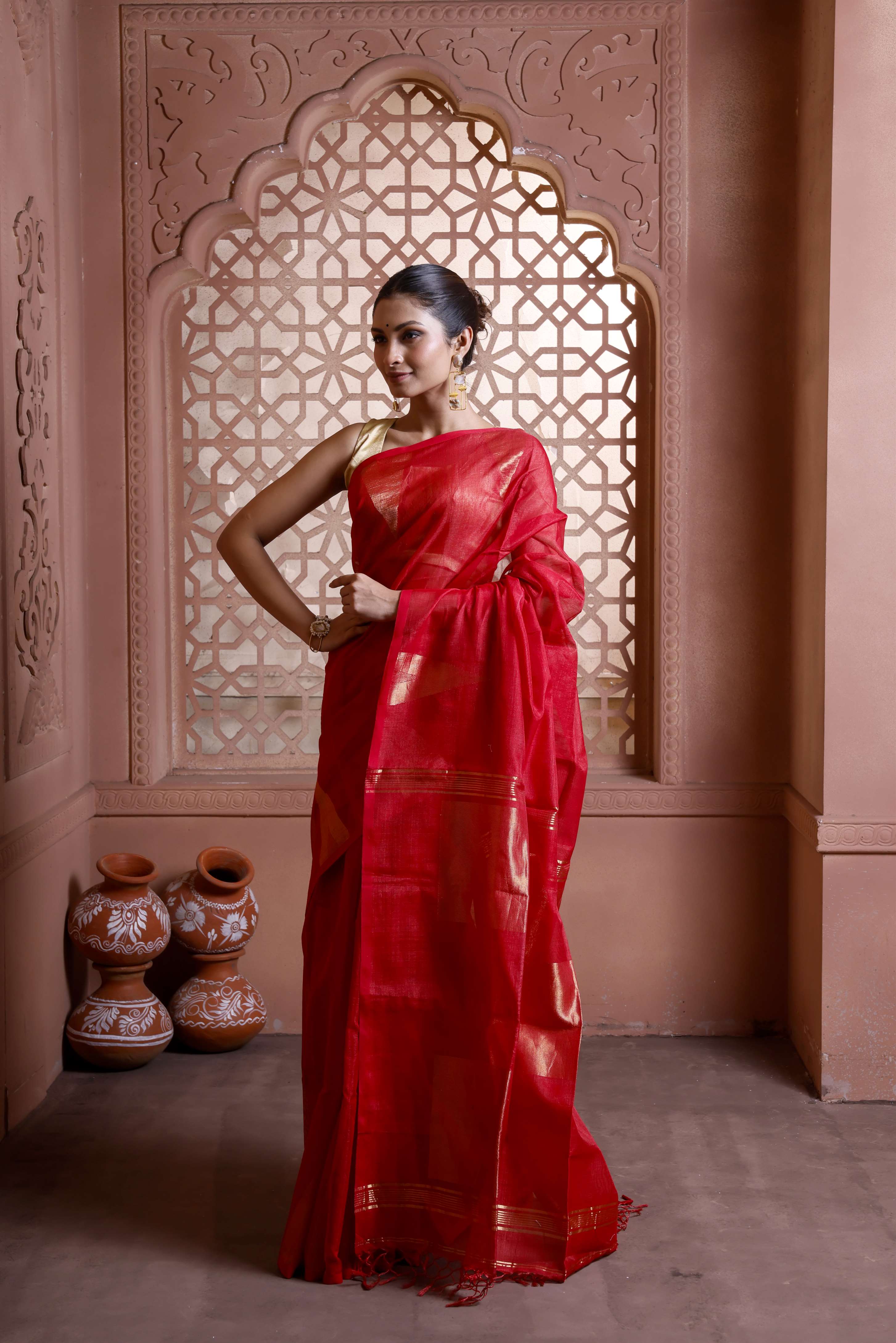 Exclusive Tassar Silk Secondary image