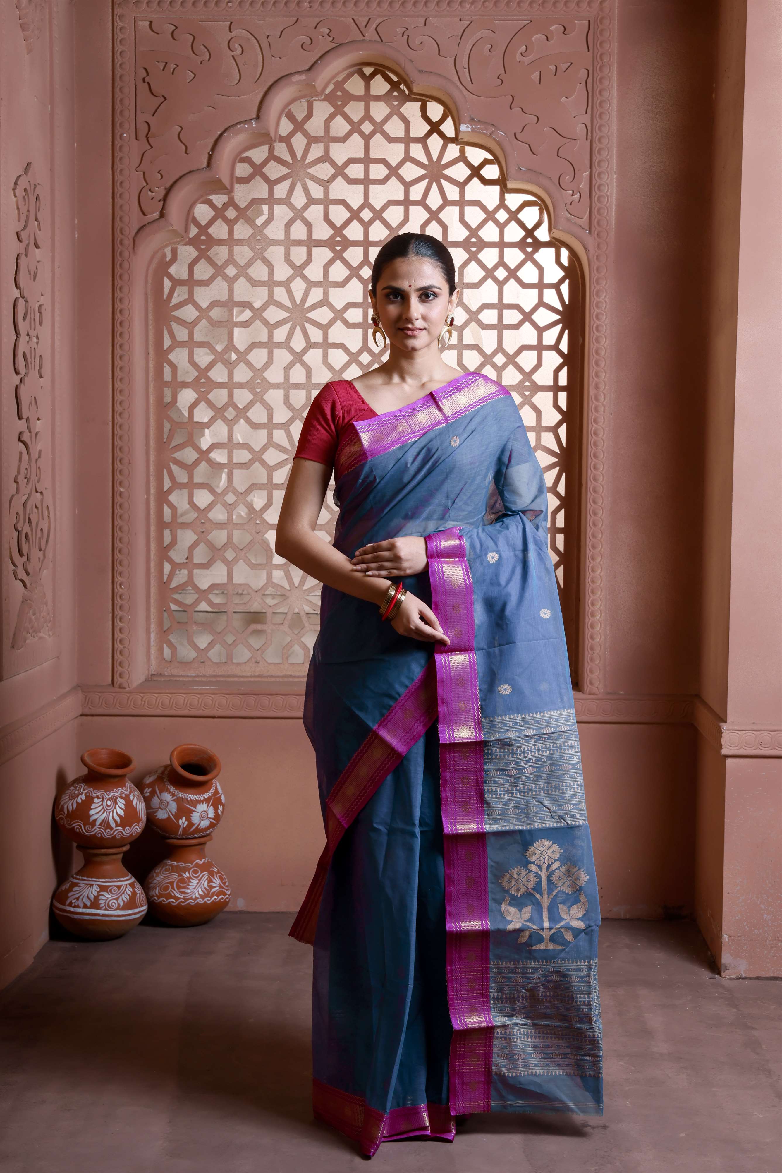 Designer Tant Banarasi