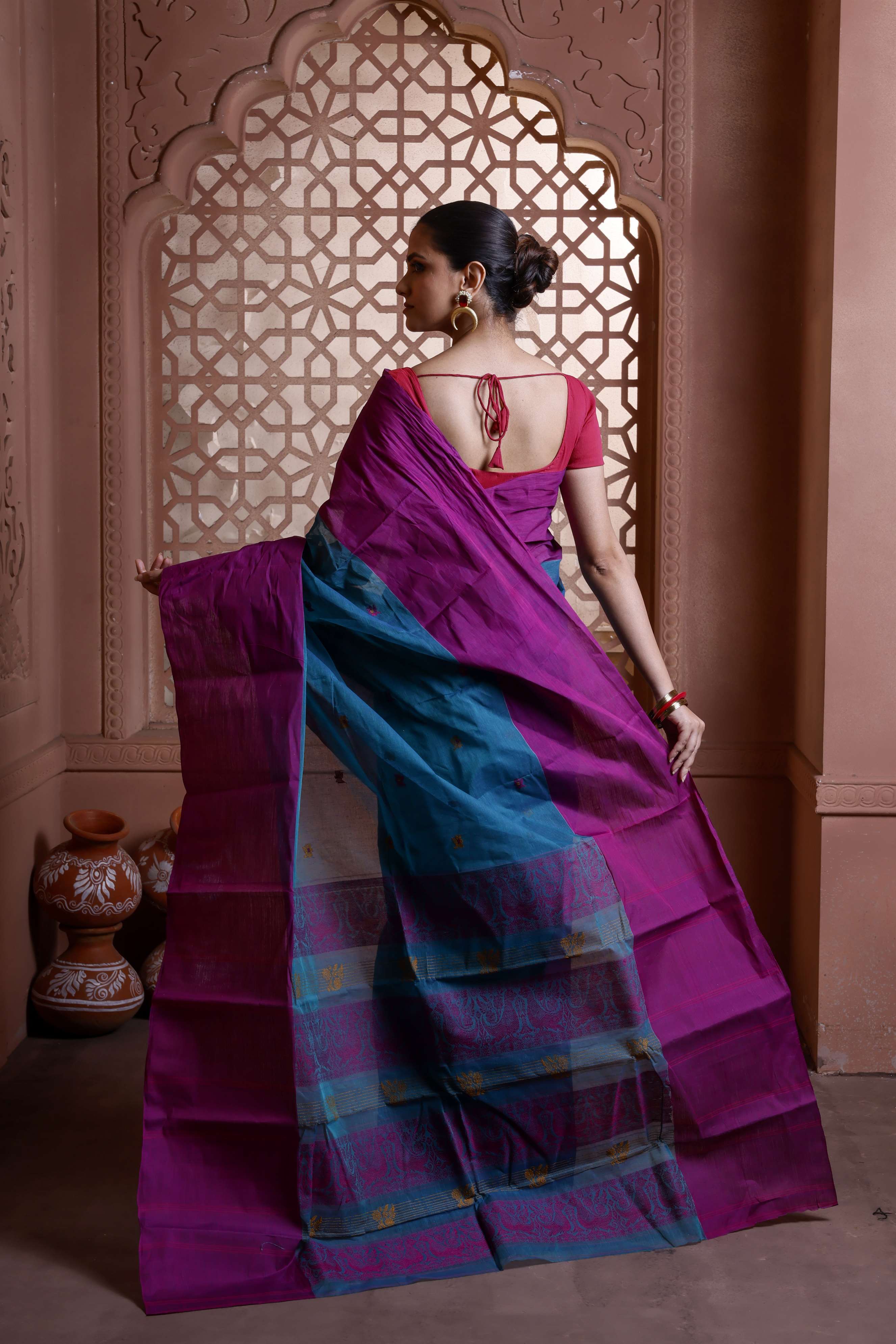 Stylish Tant Saree