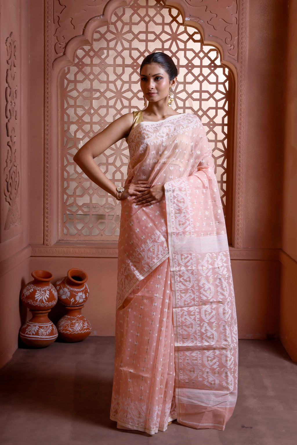 Traditional Exclusive All Over Resham Jamdamdani Price On Request