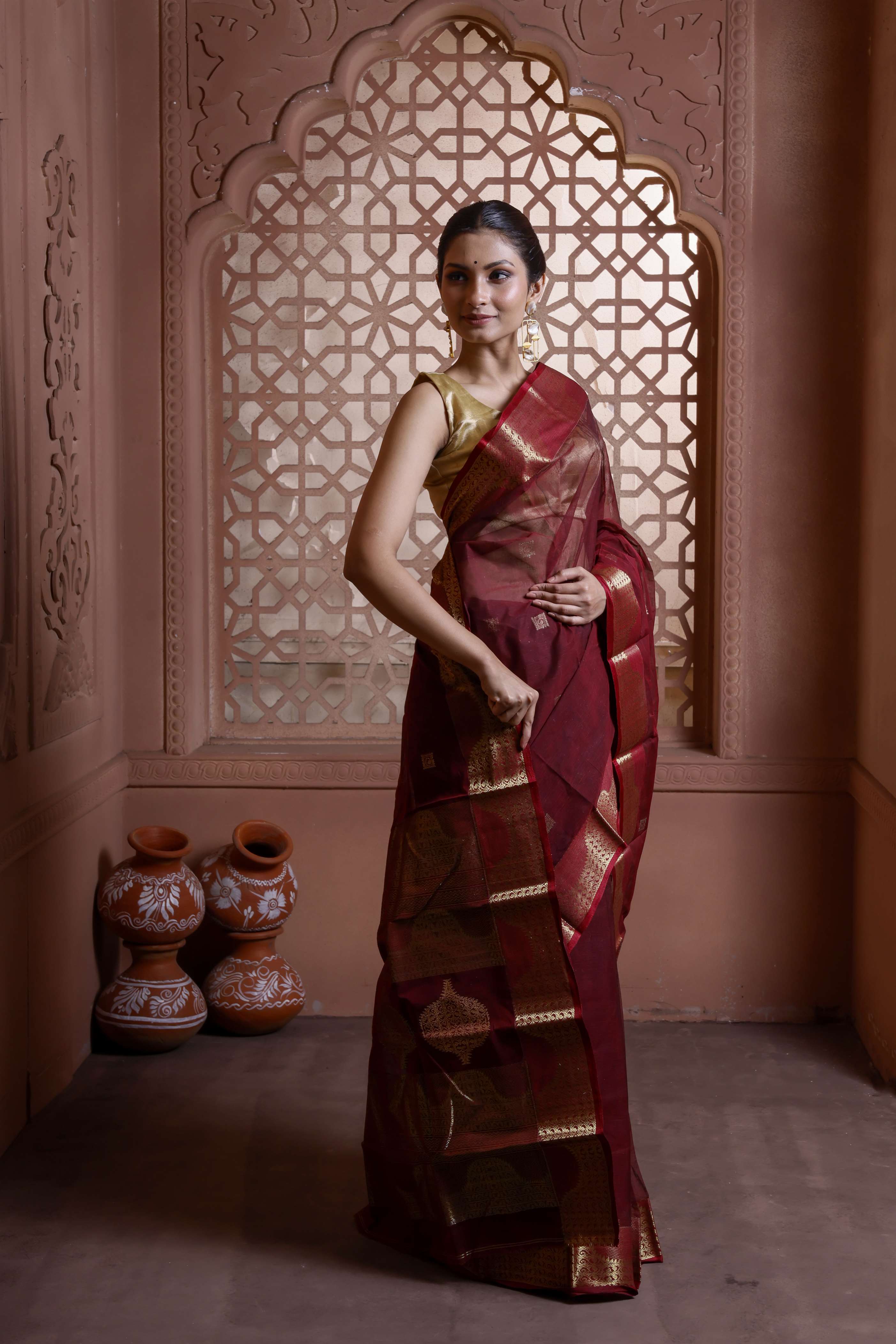 Designer Cotton Tant Banarasi