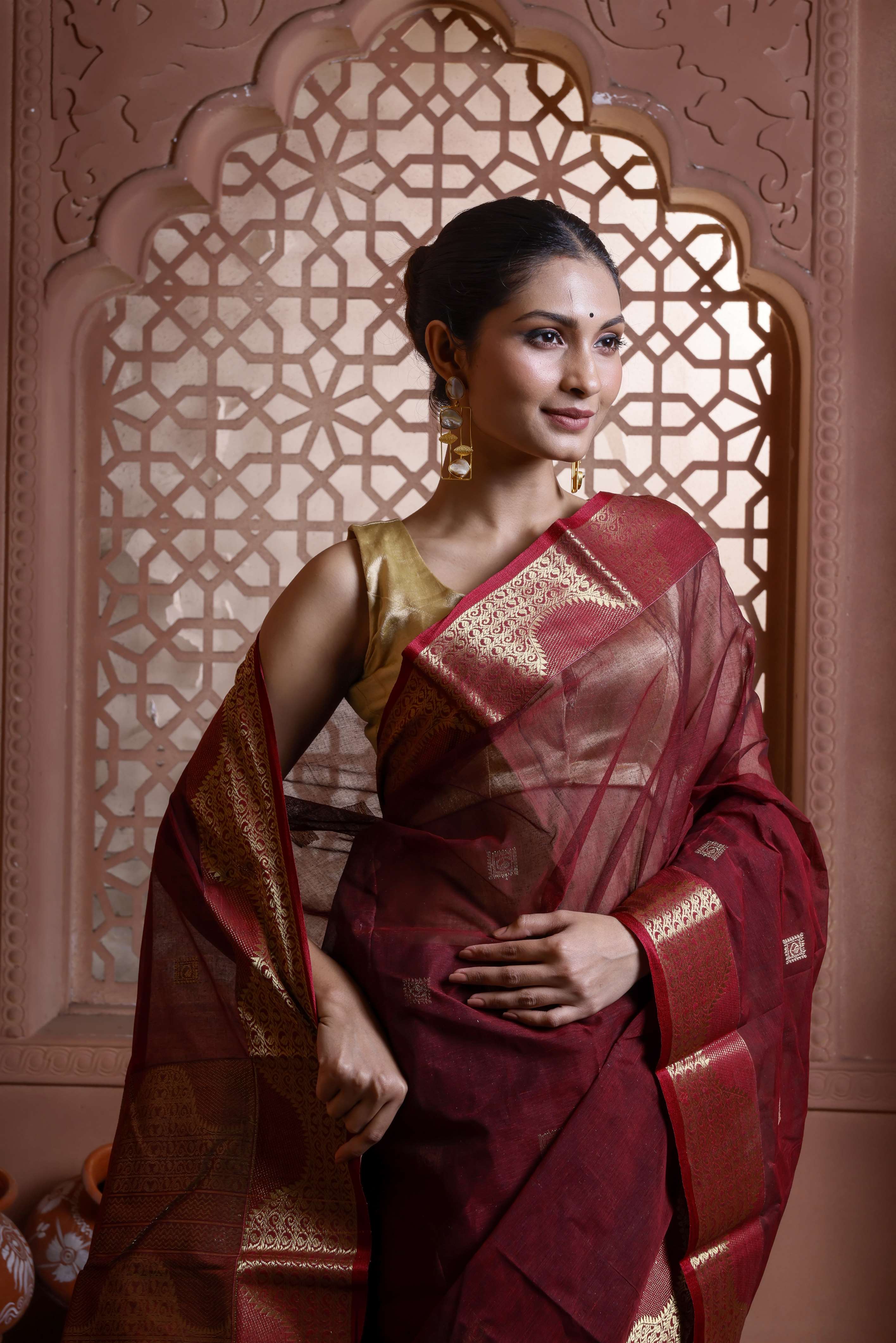 Designer Cotton Tant Banarasi