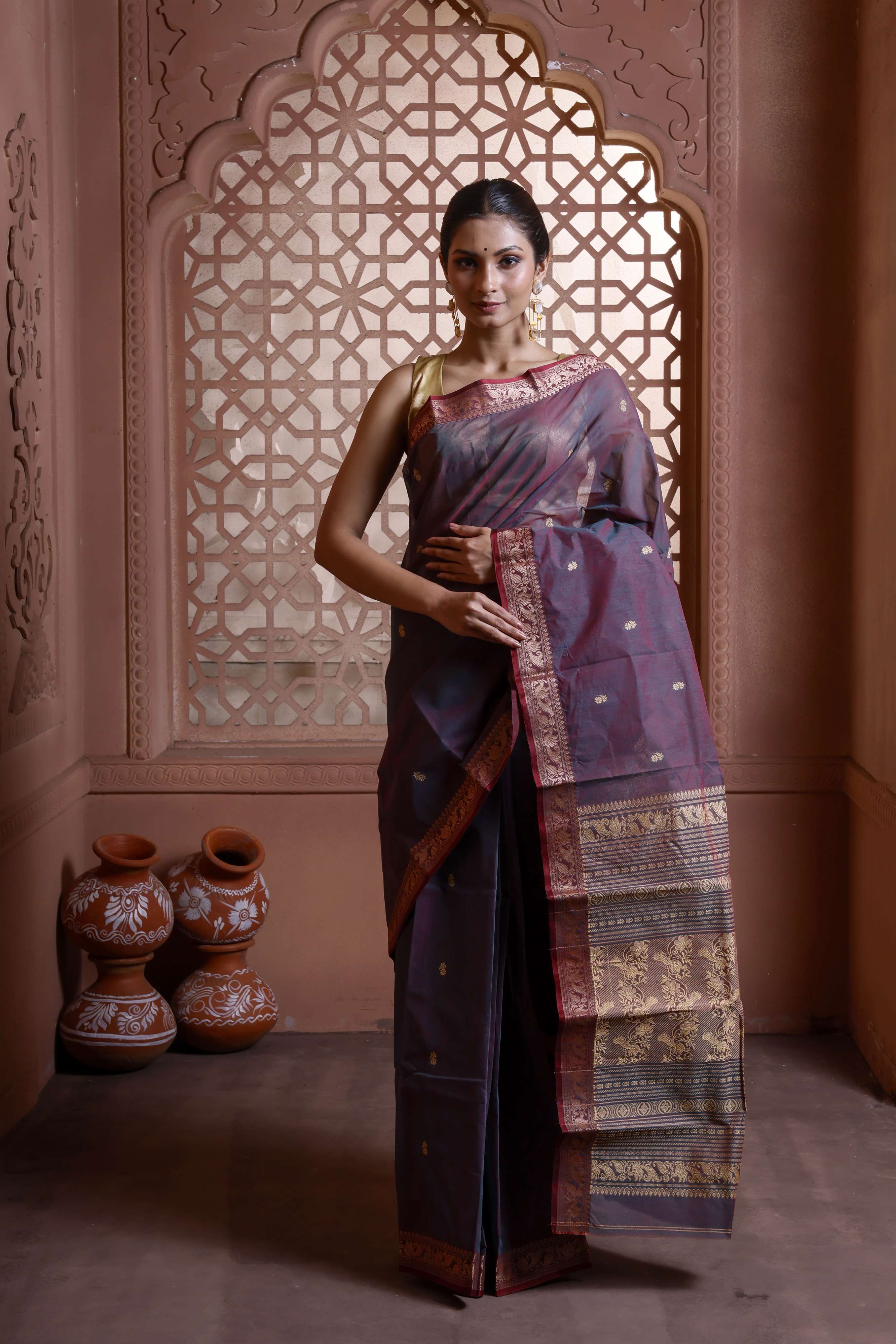 Designer Tant With Small Border Main image