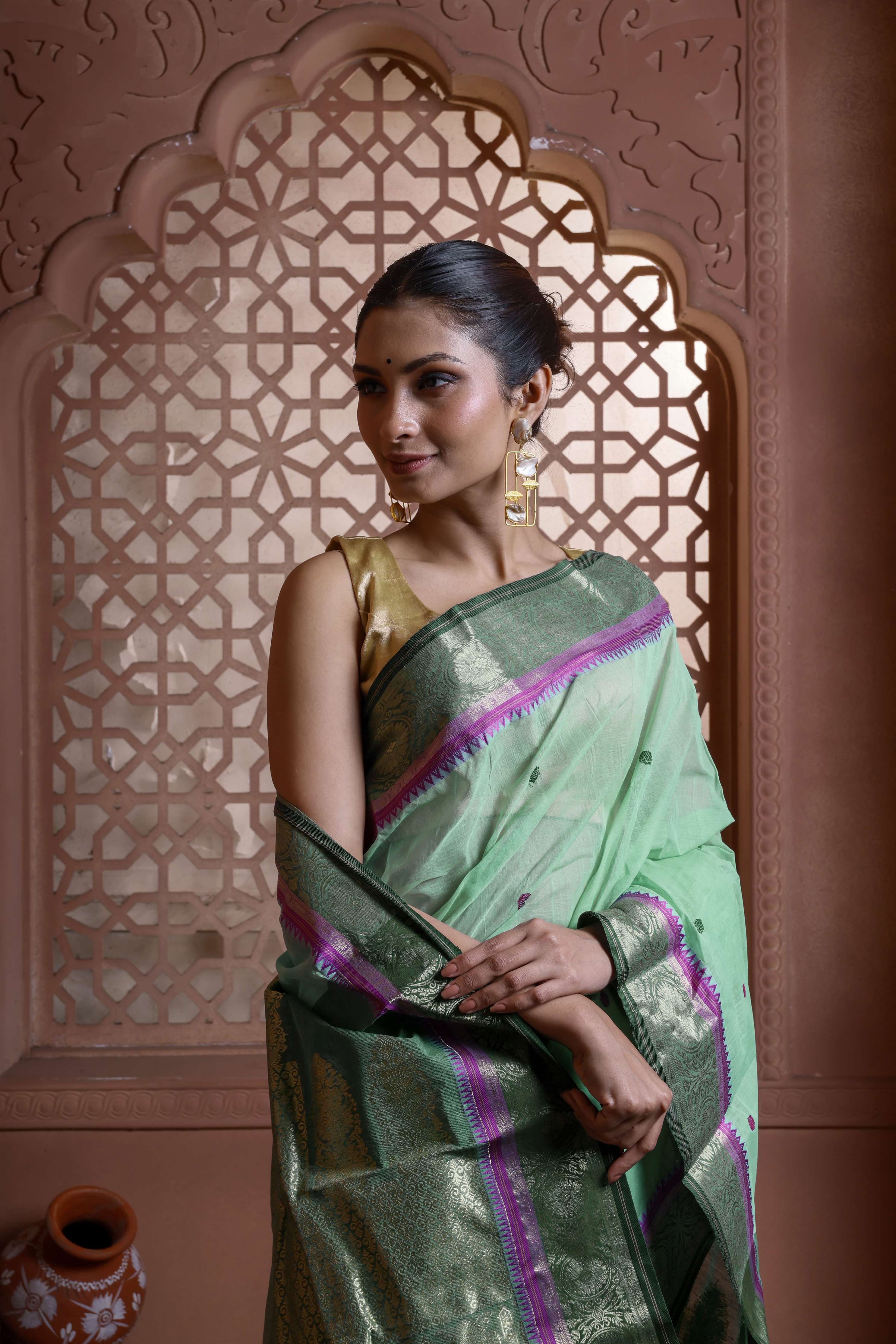 Designer Cotton Tant Banarasi