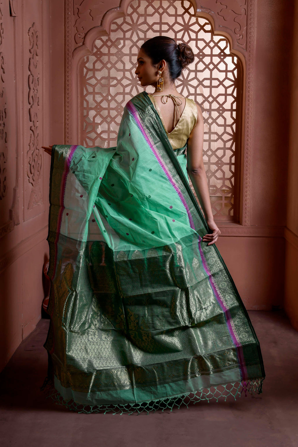 Designer Cotton Tant Banarasi