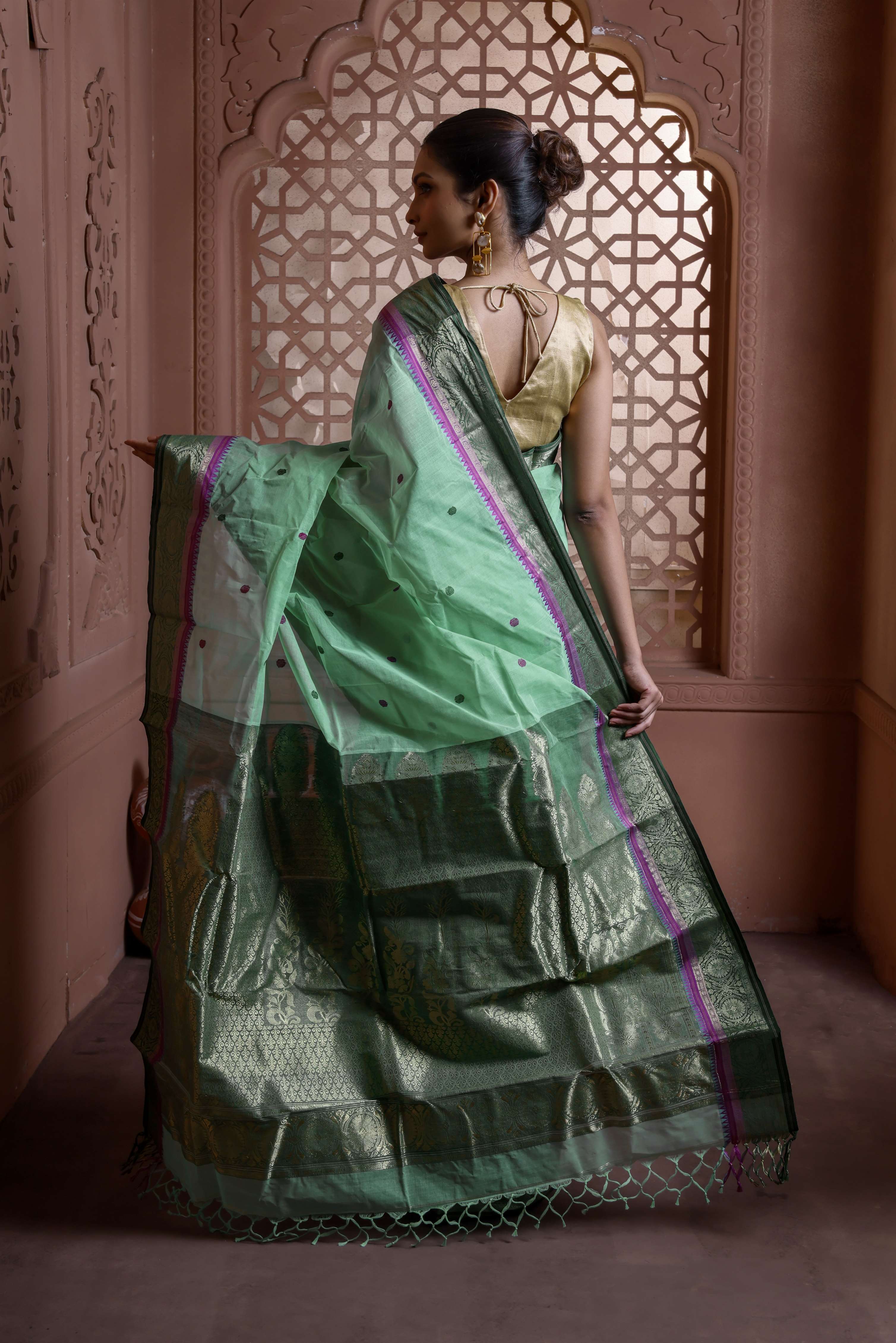 Designer Cotton Tant Banarasi
