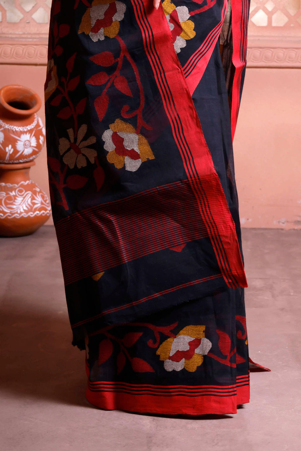 Traditional Exclusive Hand Weaving Cotton Jamdani Price On Request