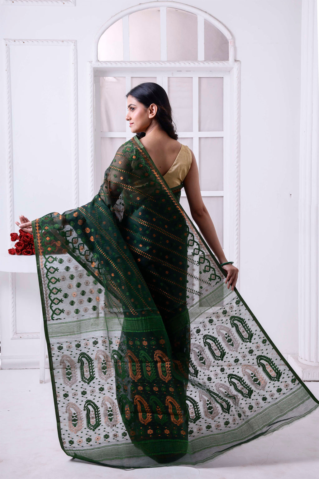 Exclusive Designer Resham Jamdani