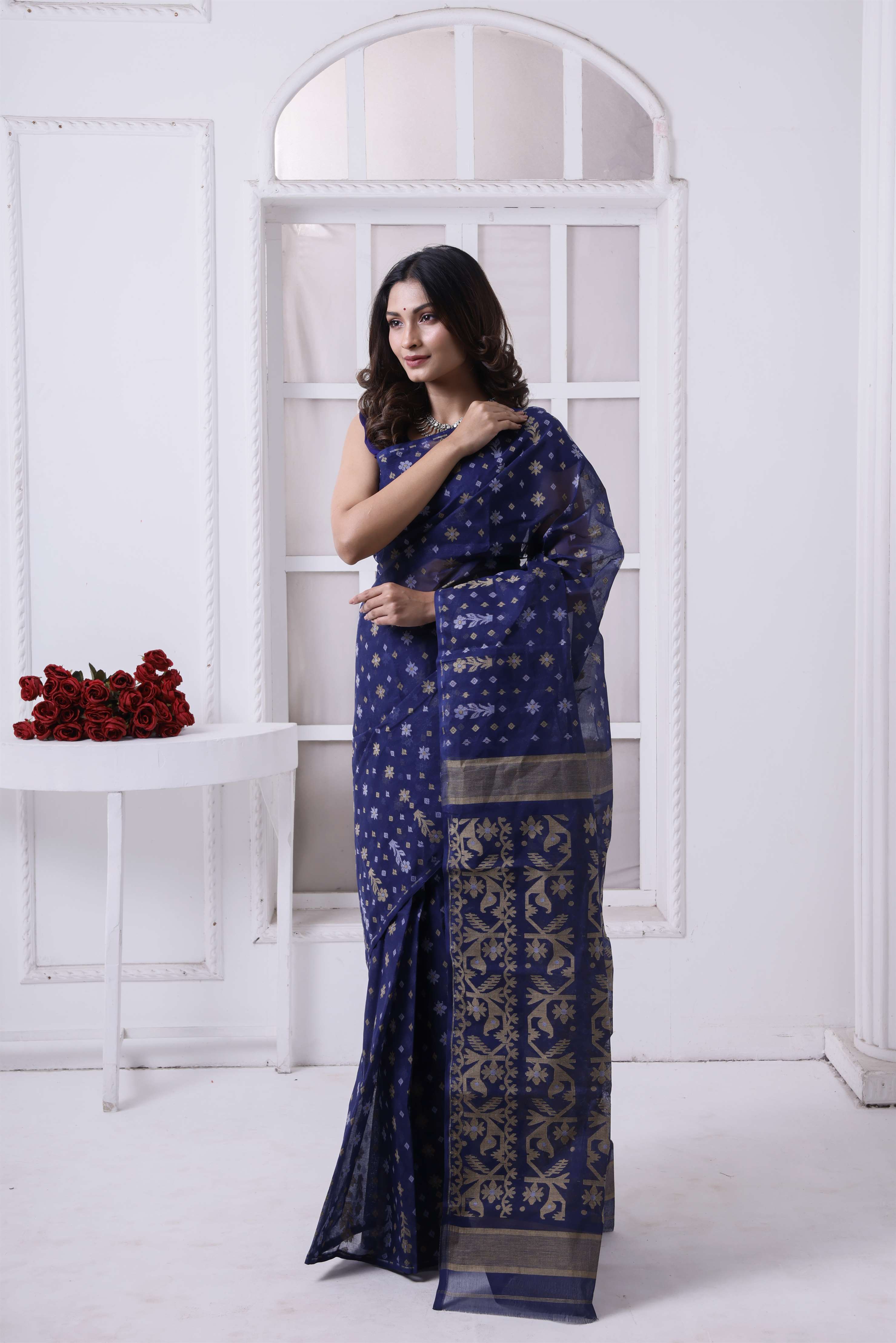 All Over Cotton Jamdani Secondary image