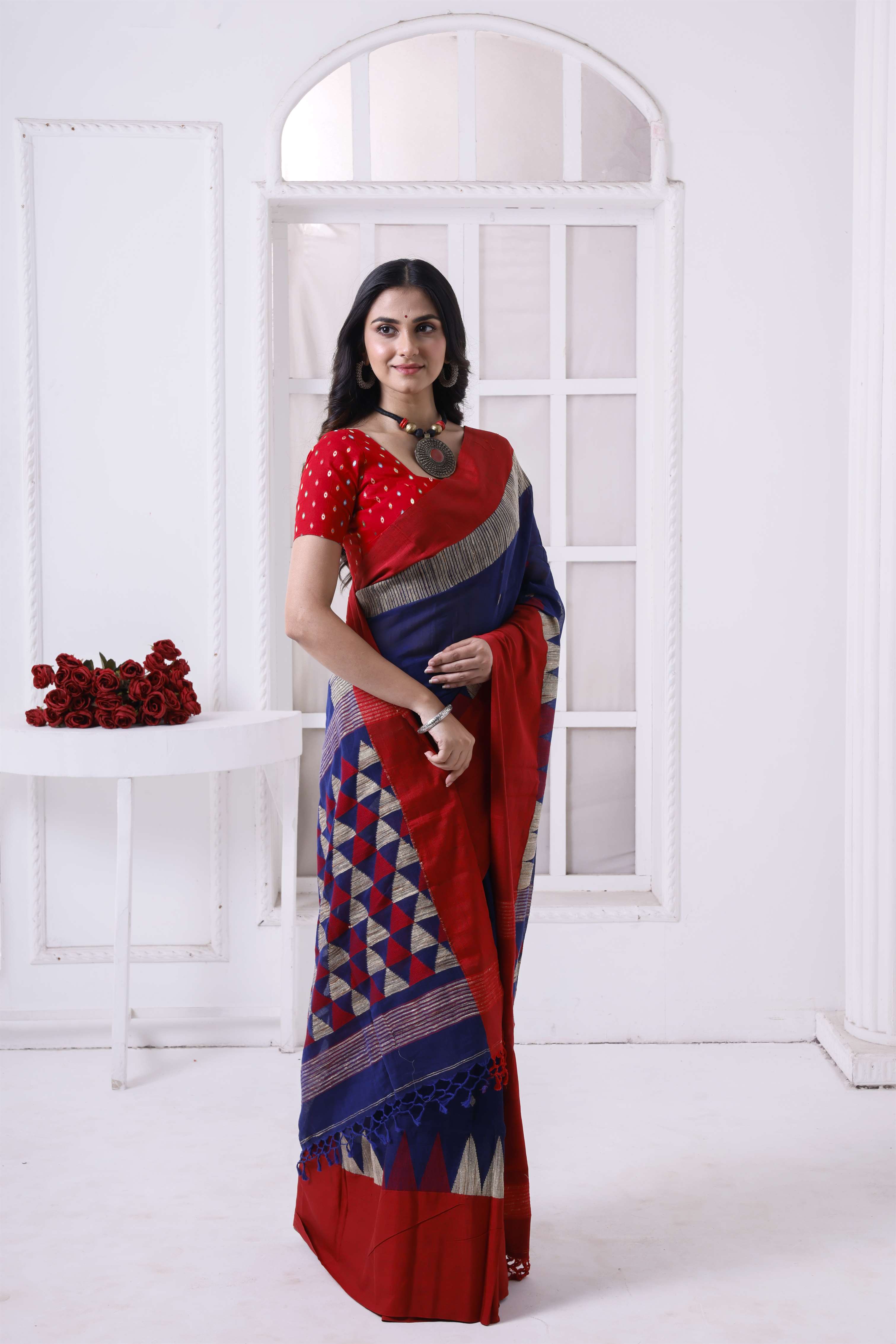 Designer Khadi Cotton Border With Jute Work