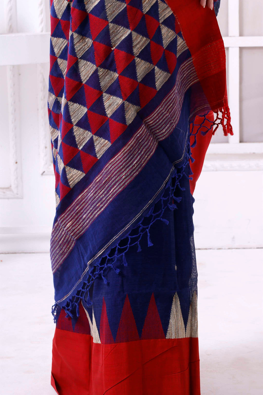 Designer Khadi Cotton Border With Jute Work