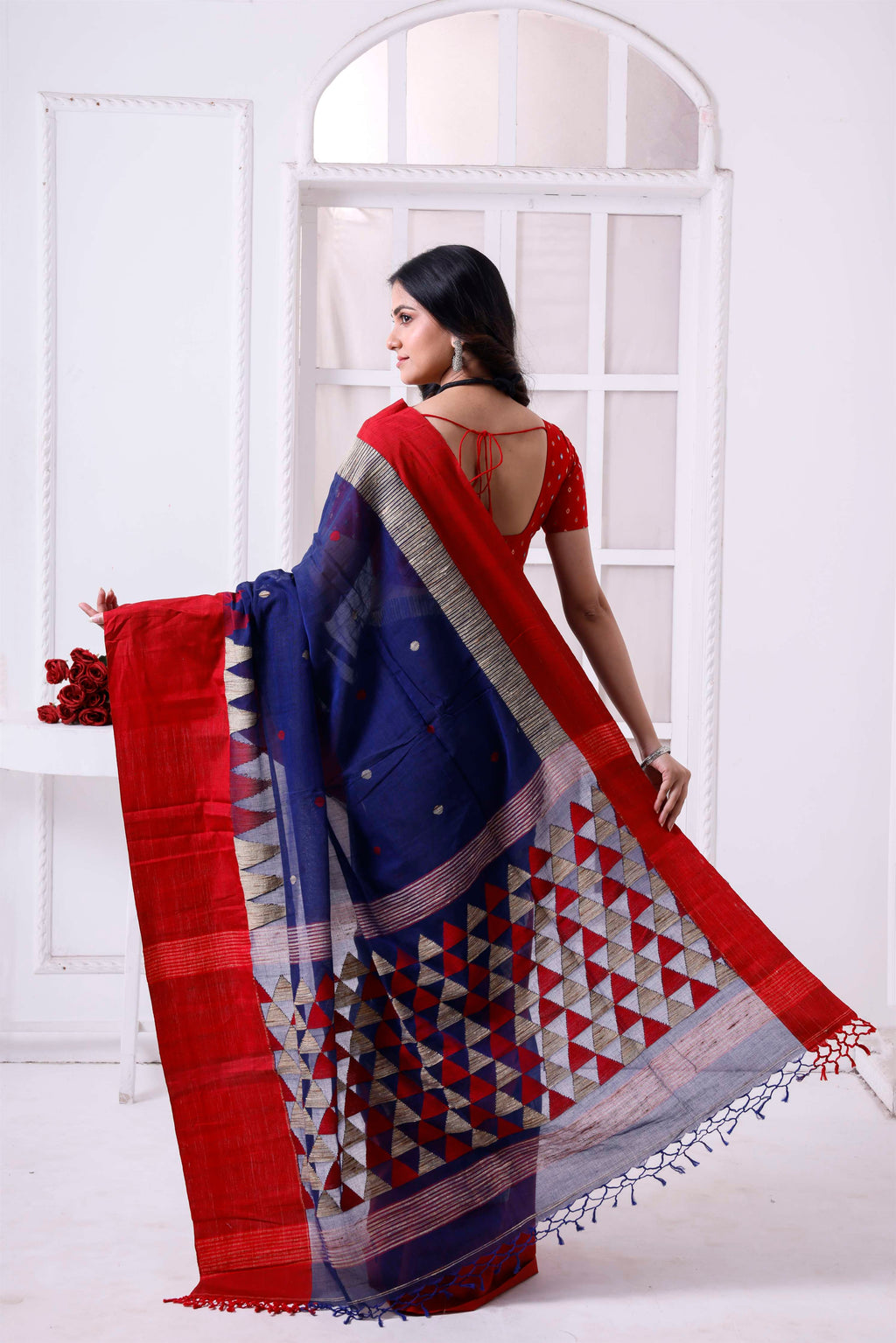 Designer Khadi Cotton Border With Jute Work
