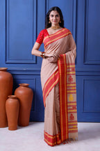 Exclusive Khadi Cotton Inside All Over Katha Work