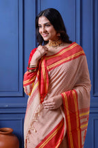 Exclusive Khadi Cotton Inside All Over Katha Work