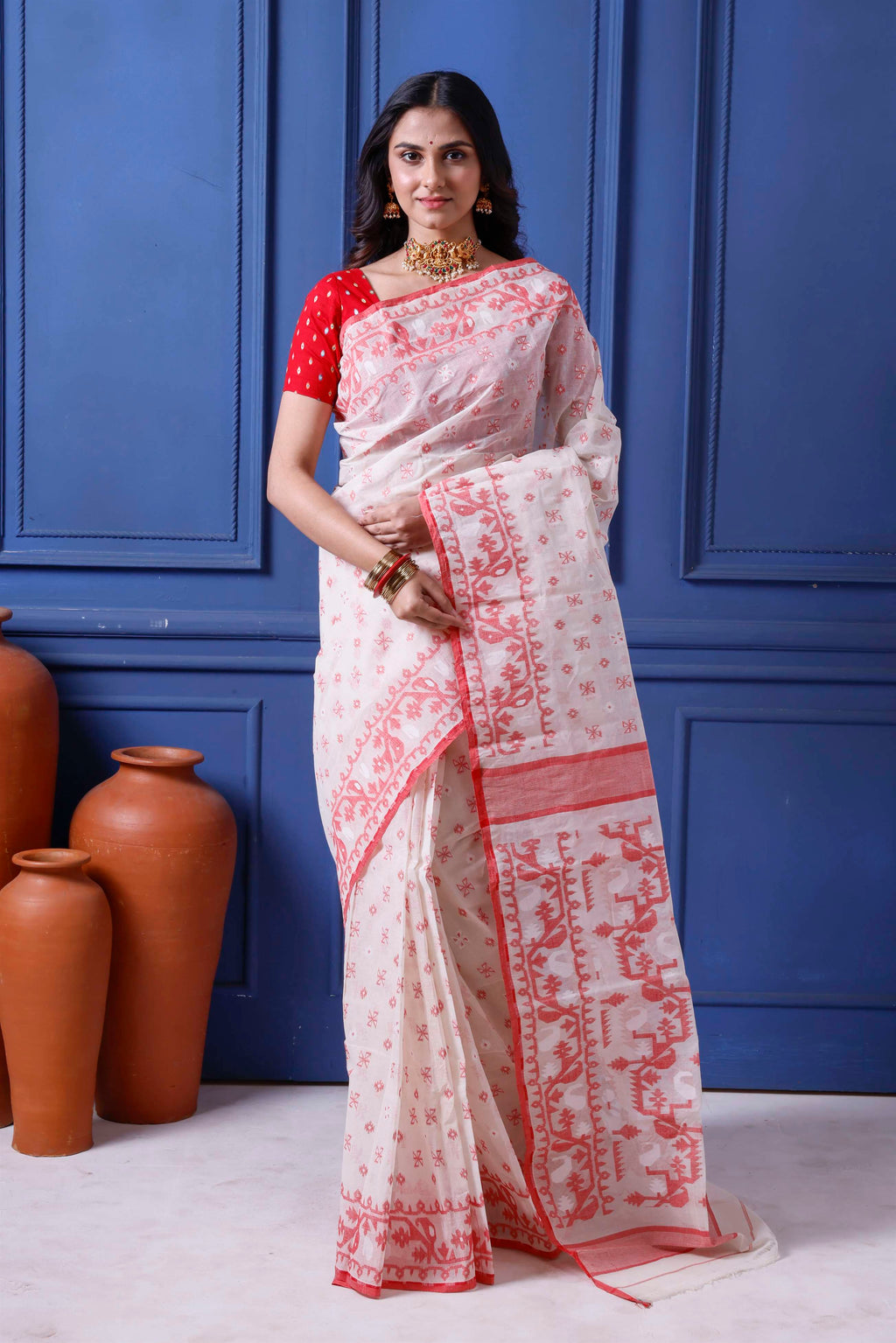 Traditional Cotton Jamdani