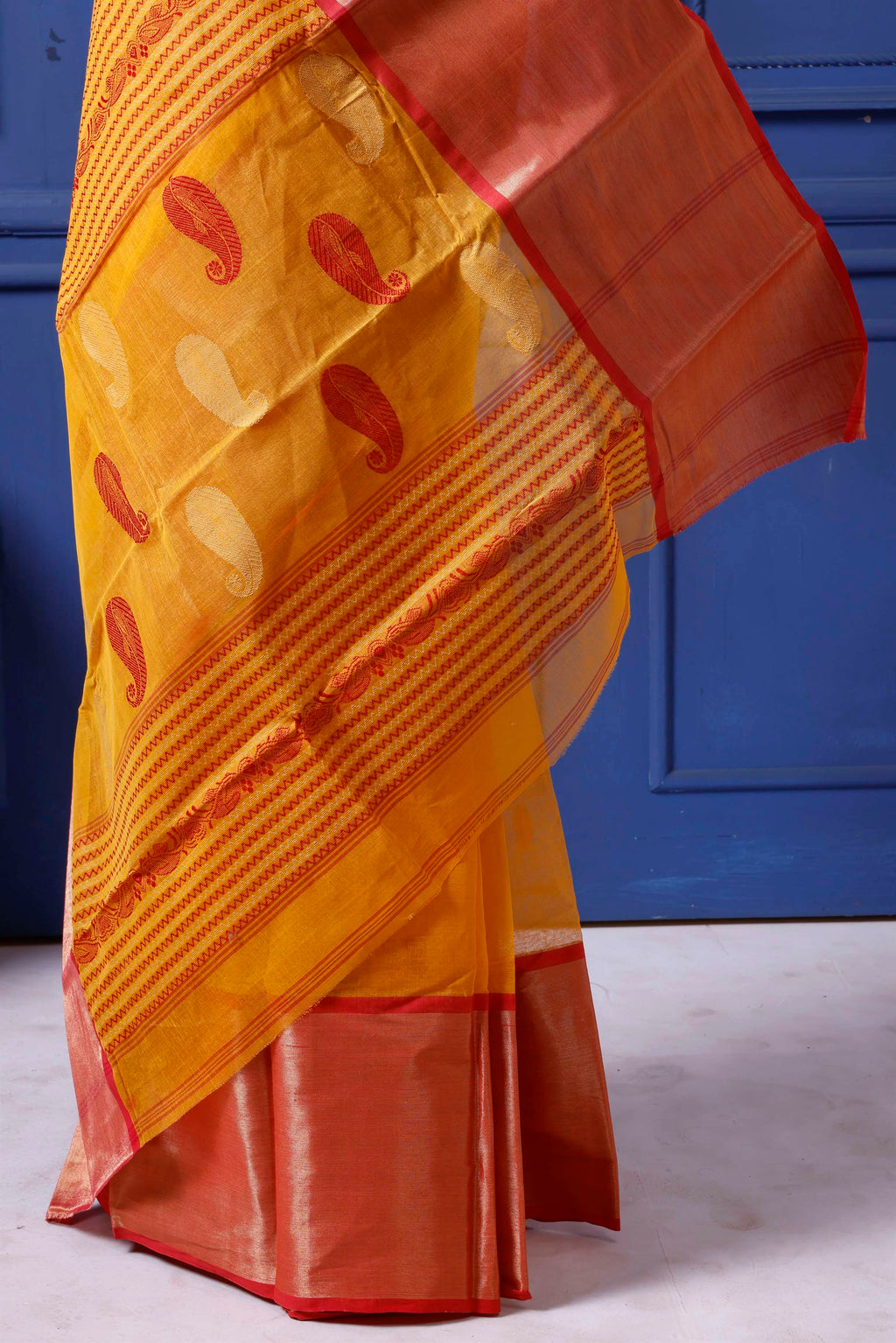 Designer Tant With Jari Border