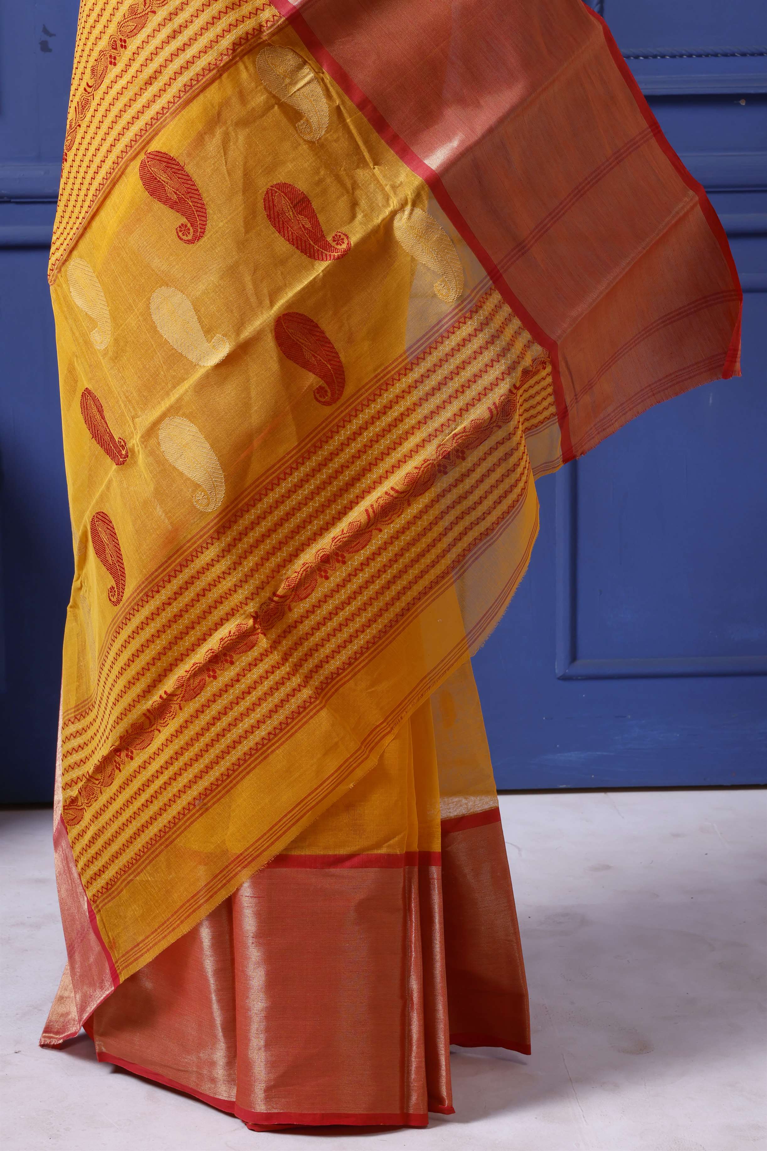 Designer Tant With Jari Border