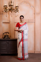 Exclusive Designer Khadi Cotton With Shartin Border